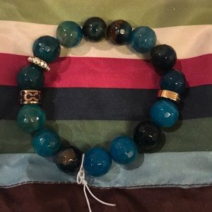 Coach turquoise bead bracelet.
